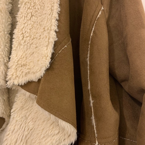 Buffalo shearling faux suede coat - Picture 7 of 8